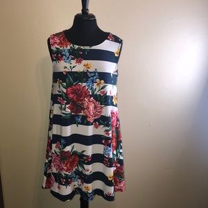 Floral print dress
